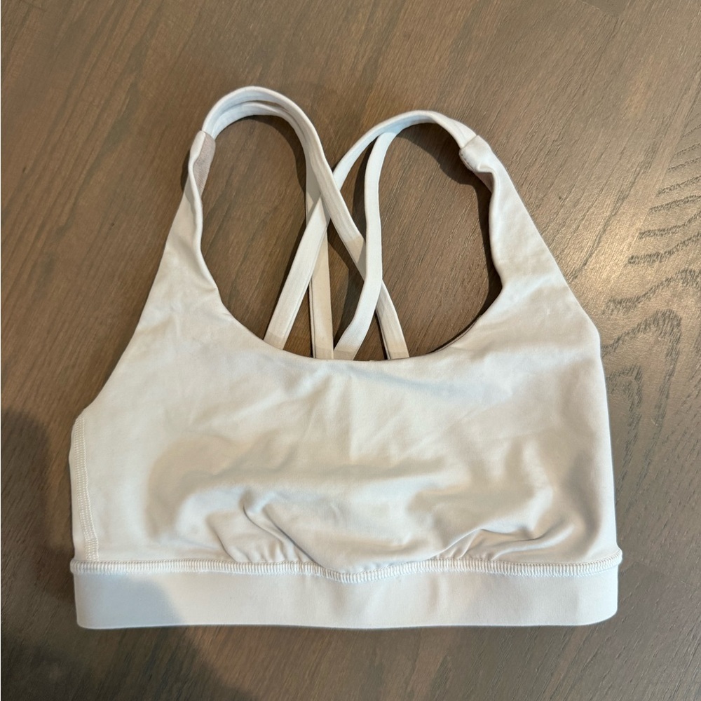 Lululemon White Sports Bra